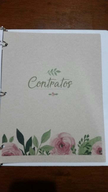 Carpeta para organizar la boda - 3