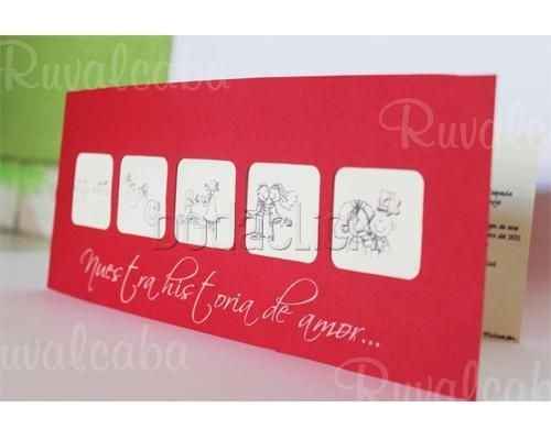 invitacion roja