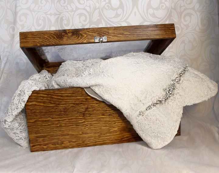 caja para vestido de novia