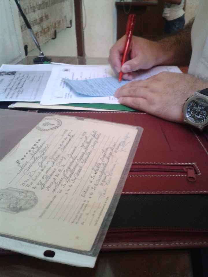 los trámites para la boda religiosa