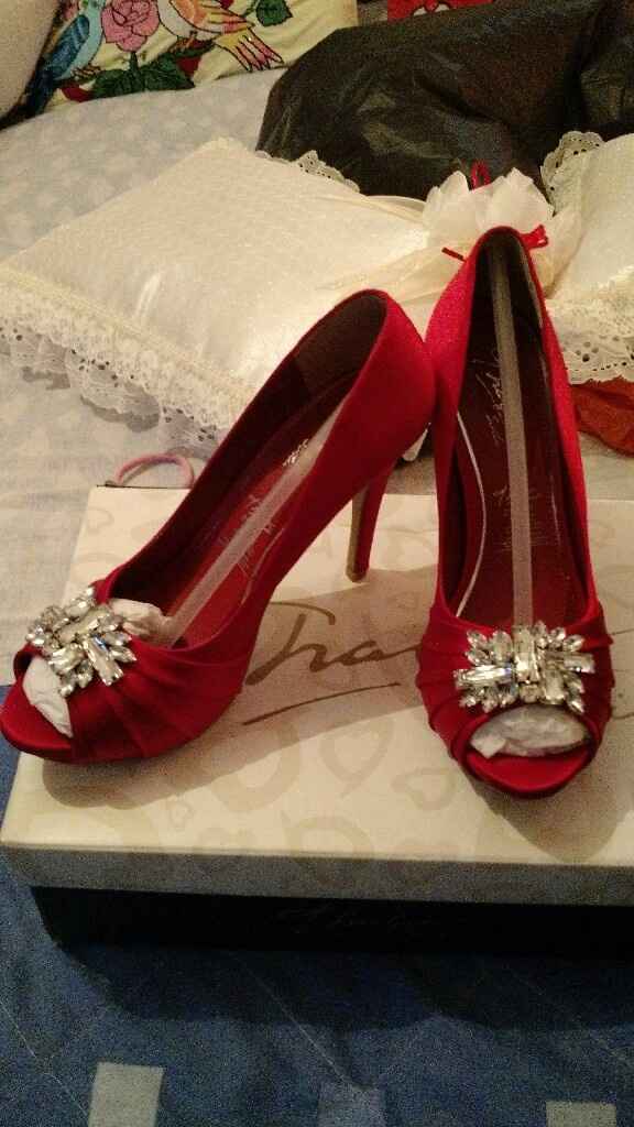 Por fin mis hermosas zapatillas rojas !!!! - 1