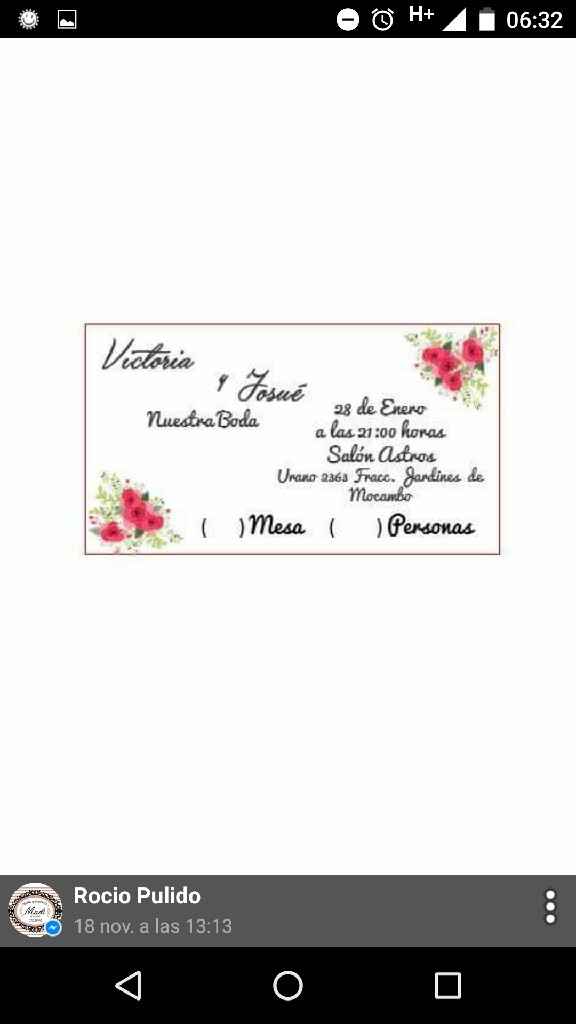 Primer diseño de invitaciones !!!! - 2