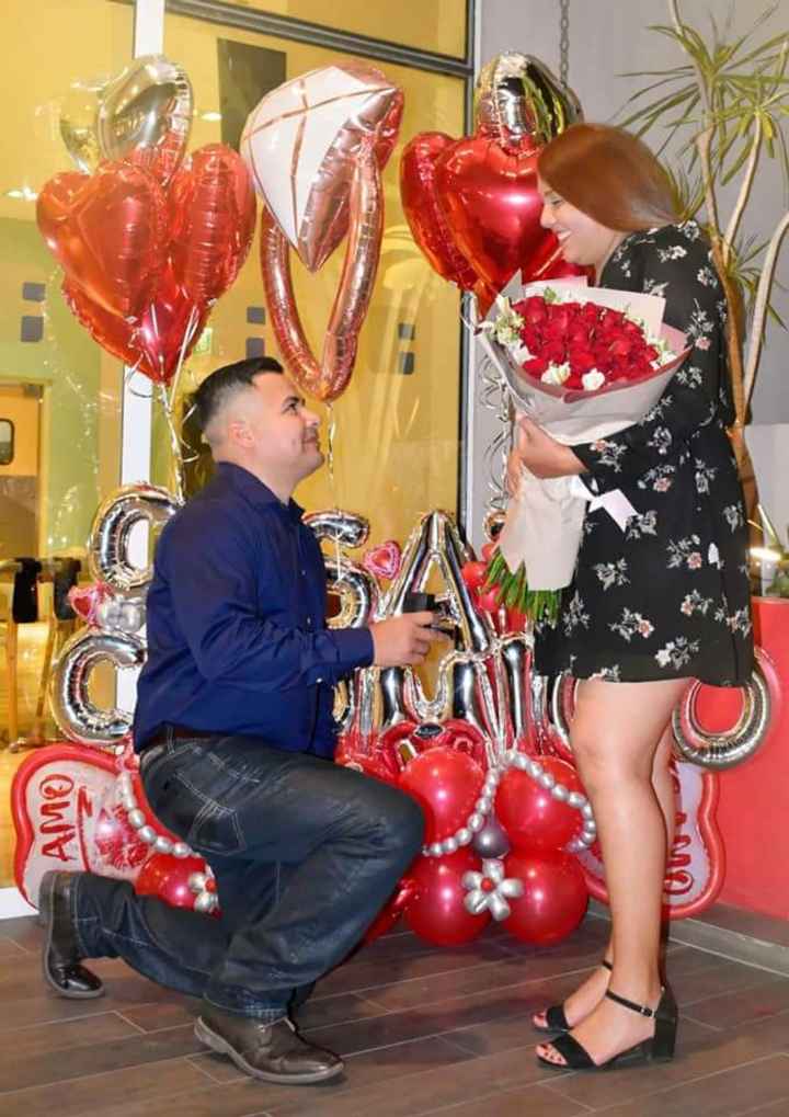 ¿Cómo reaccionaste a la pedida de mano? - 1