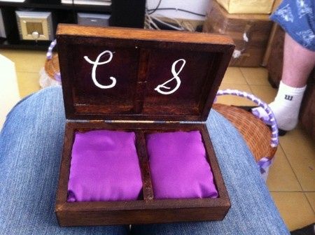 Interior caja de anillos