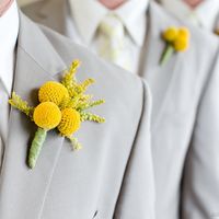 Boutonnieres para el novio