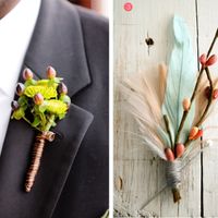 Boutonnieres para el novio