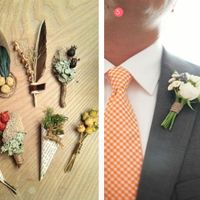 Boutonnieres para el novio