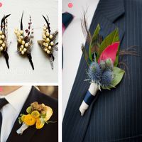 Boutonnieres para el novio