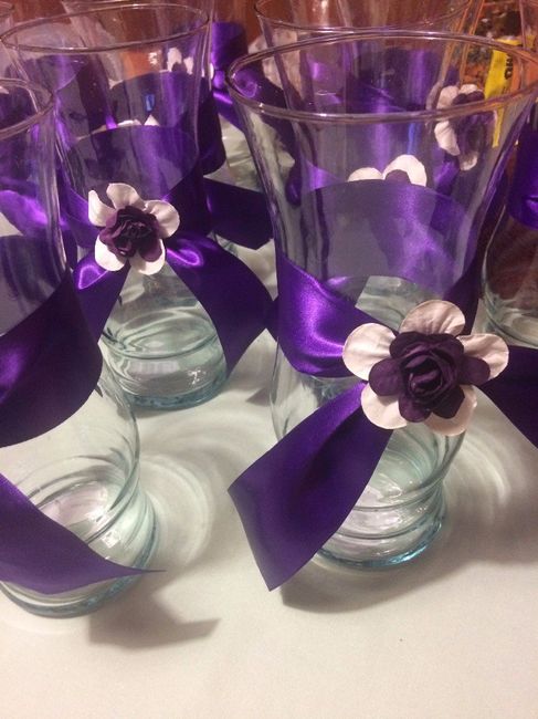 Floreros para boda del civil