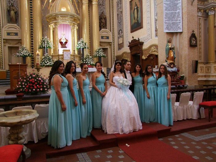 En la iglesia 