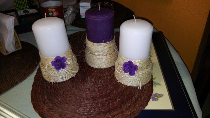 Velas para las mesas