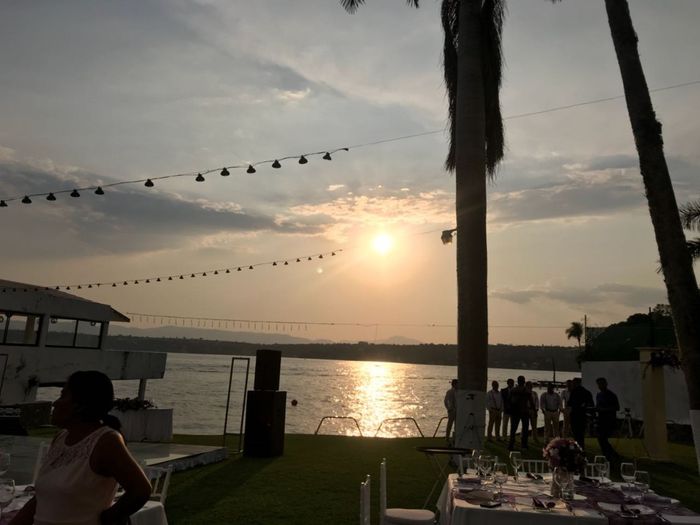 El atardecer
