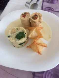 Platillo fuerte 2 Pollo Oki Doki jejejeje