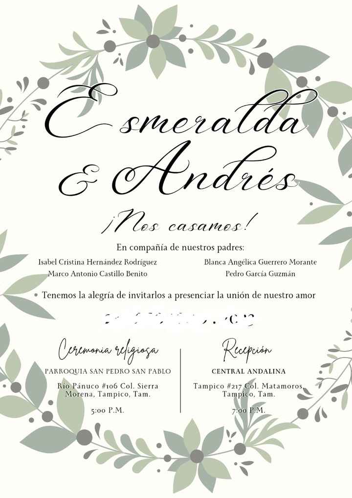 ¿Ya tienen las invitaciones para su boda? ✅ o ❌ - 1