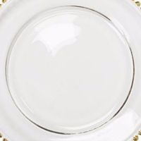 Plato base Cristal Dorado