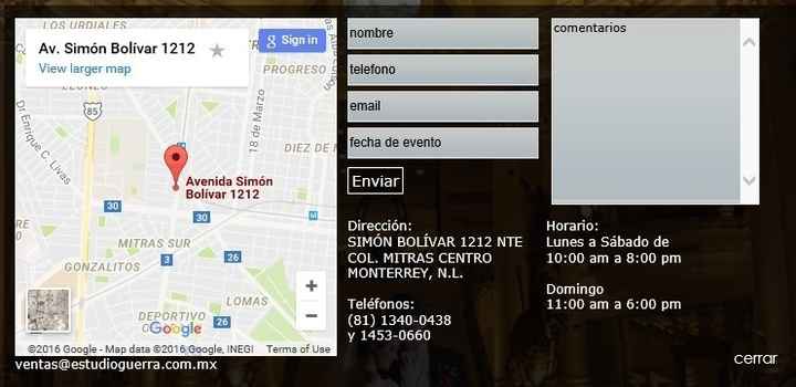 Estudio Guerra contacto