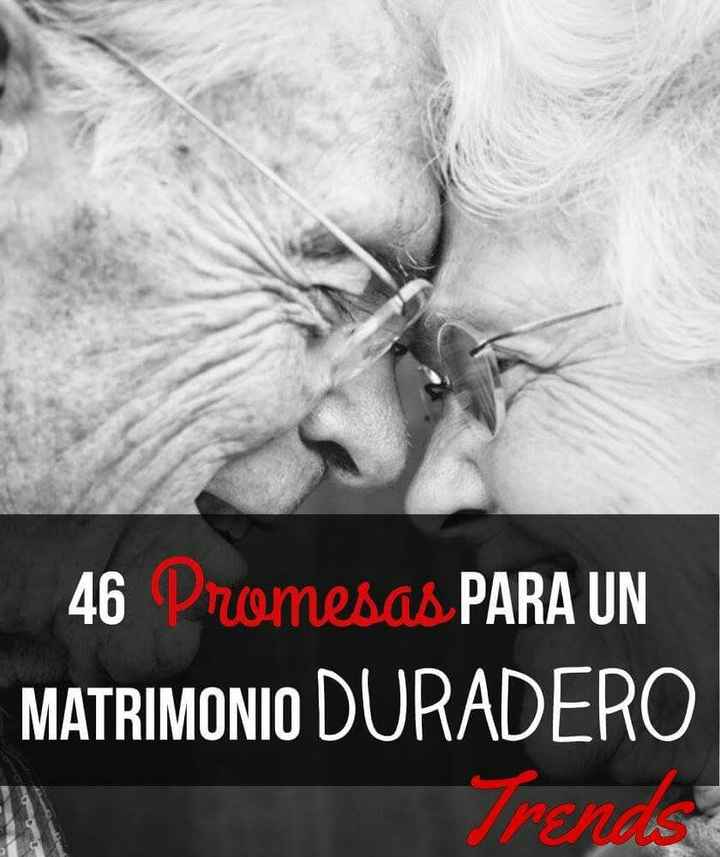 Promesas para un matrimonio duradero - 1