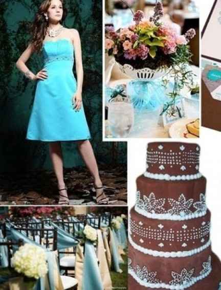 vestidos color turquesa