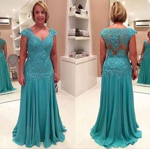 vestidos color turquesa