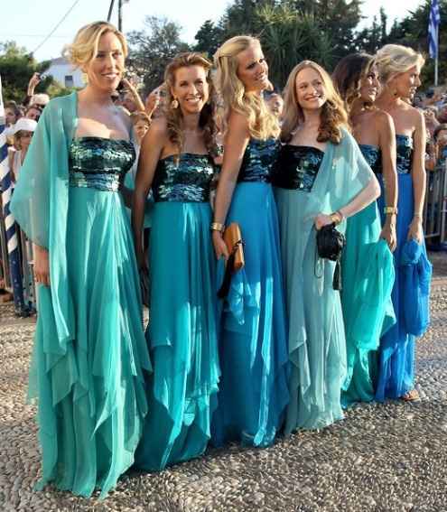 vestidos color turquesa