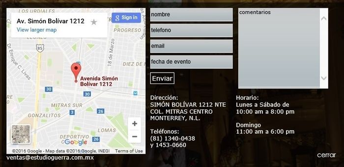 Estudio Guerra contacto