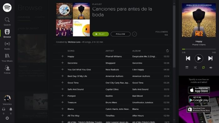 lista spotify