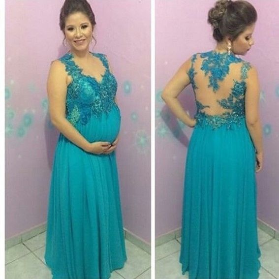 vestidos color turquesa