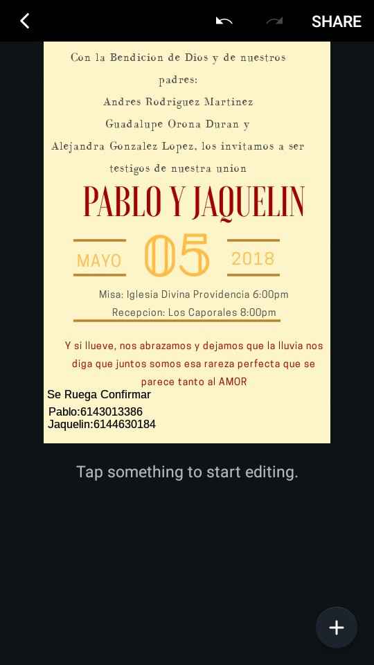  Presuman sus invitaciones - 1