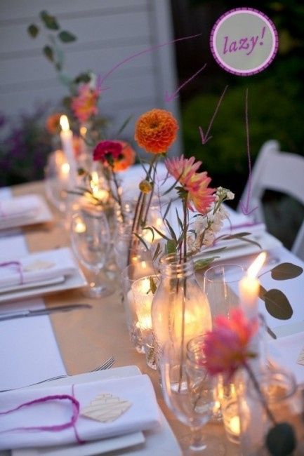 centros de mesa diy