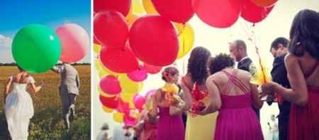 sesión de fotos con globos