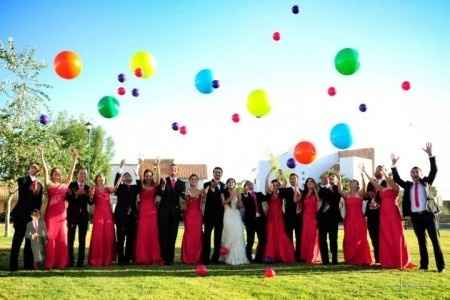 sesión de fotos con globos
