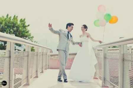sesión de fotos con globos