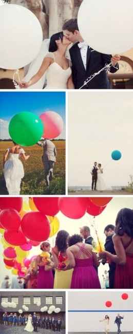 sesión de fotos con globos
