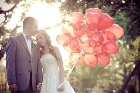 sesión de fotos con globos