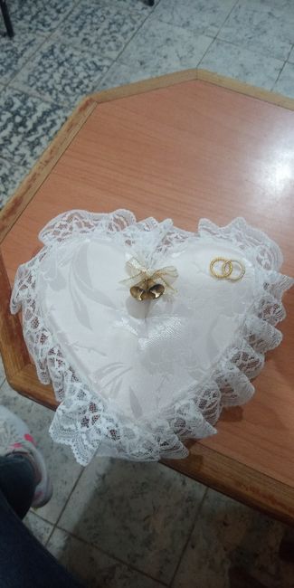 En que les entregarán sus anillos? 1