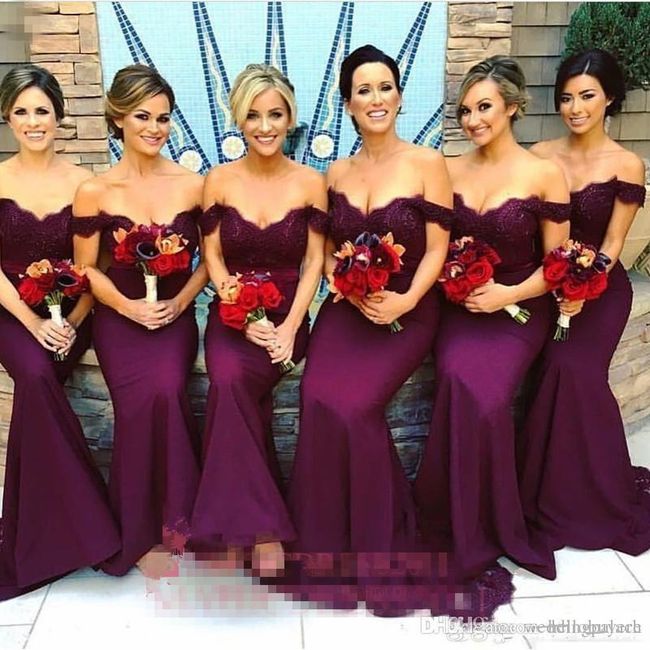 Damas en color morado - 2