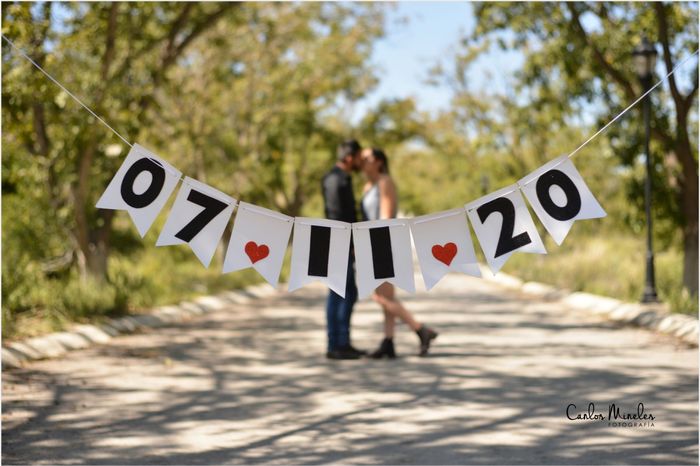 Competencia de Save the Date: Letrero - 1