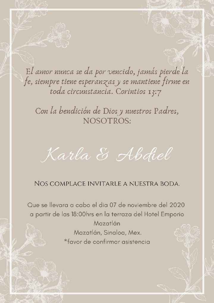 ¿Cómo hacer llegar el Save the Date? - 1