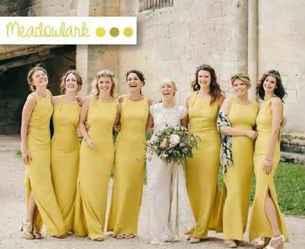 Color de vestido de damas en frío - 4