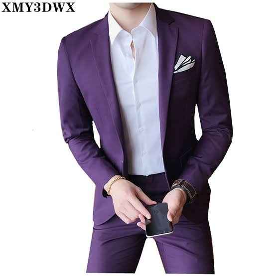 Colores: traje para novio tonos morado - 1