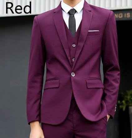 Colores: traje para novio tonos morado - 6