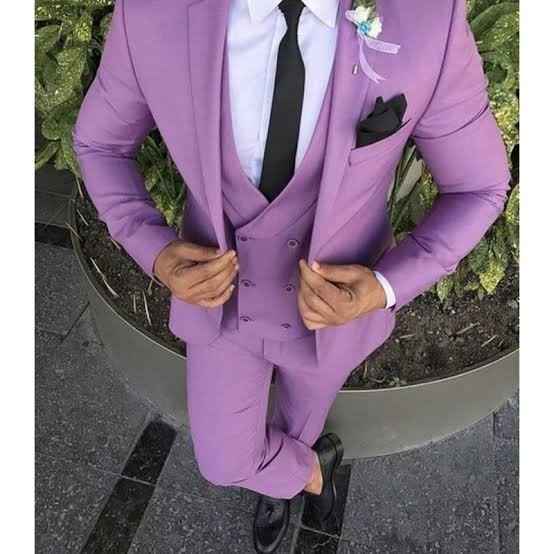 Colores: traje para novio tonos morado - 7