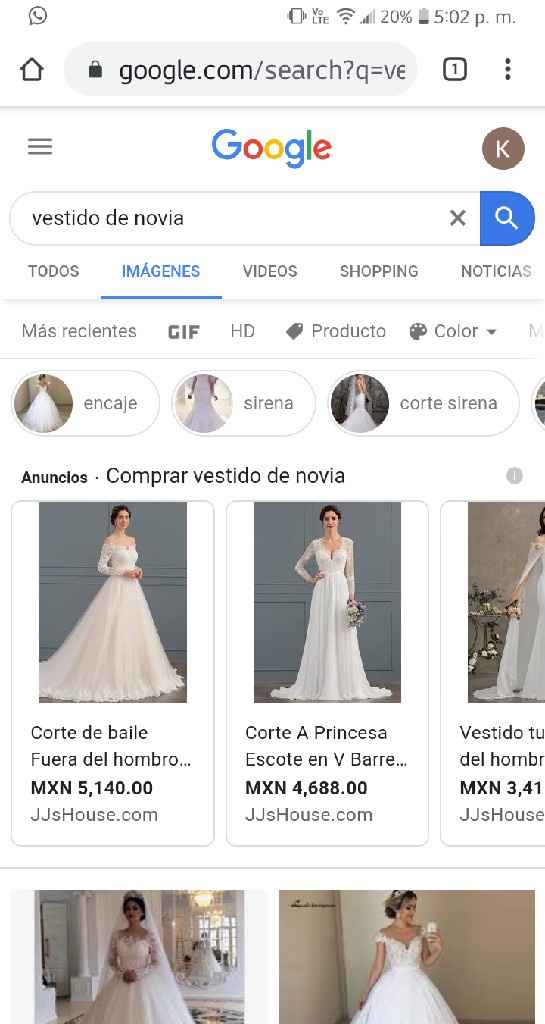 [JUEGO] Si Googleas "Vestido de novia"... - 1