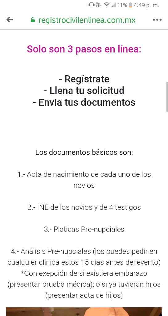 Boda al civil - 1