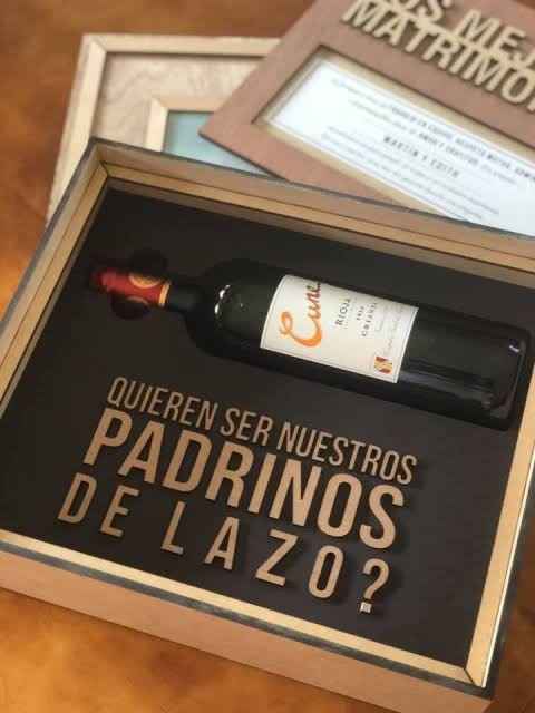 Detalles para los padrinos💕 - 1