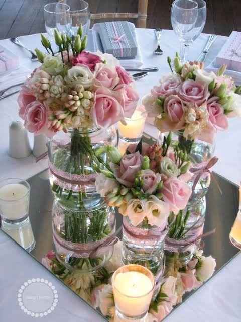 Centros de mesa para el mes rosa🎗 - 5
