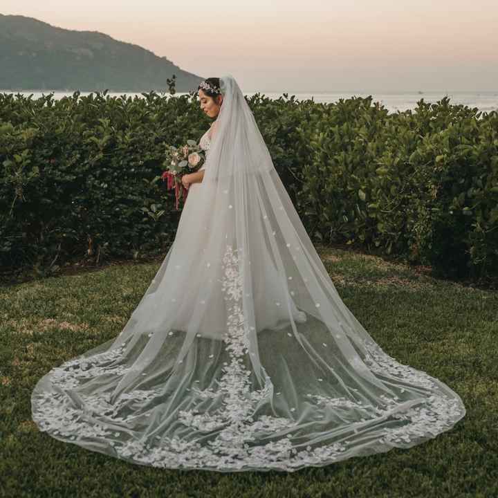 Mi velo de aliexpress en la boda - 1