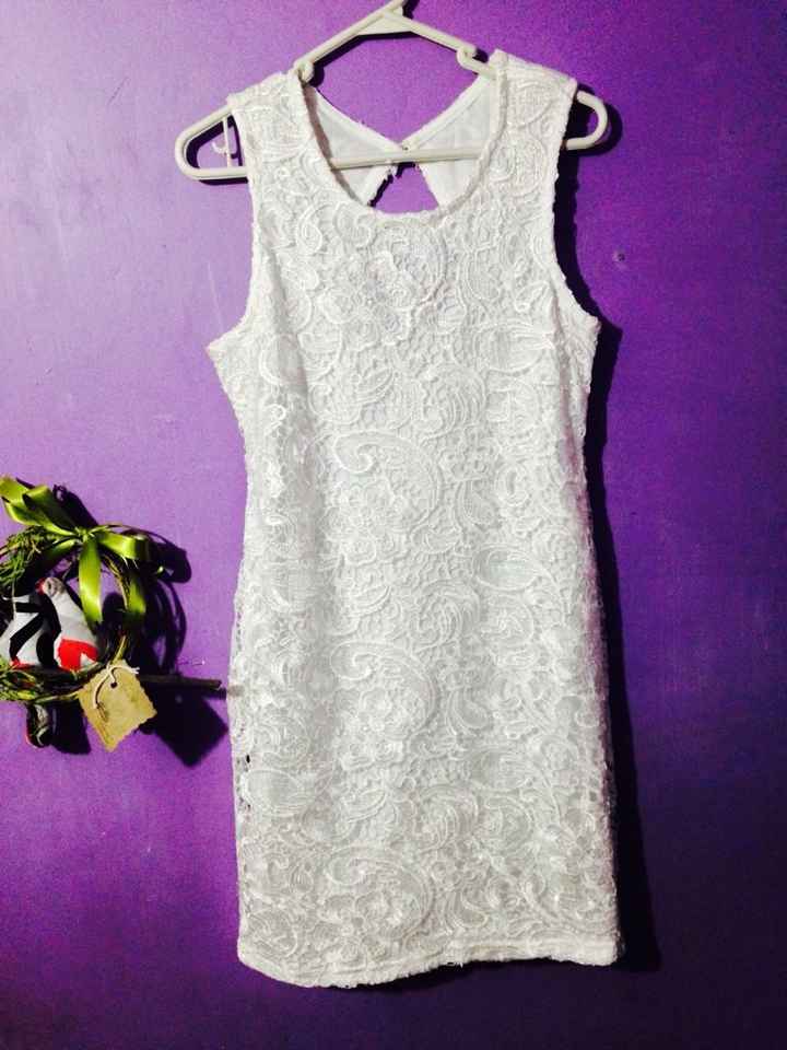 Ya tengo mi vestido para el civil - 1