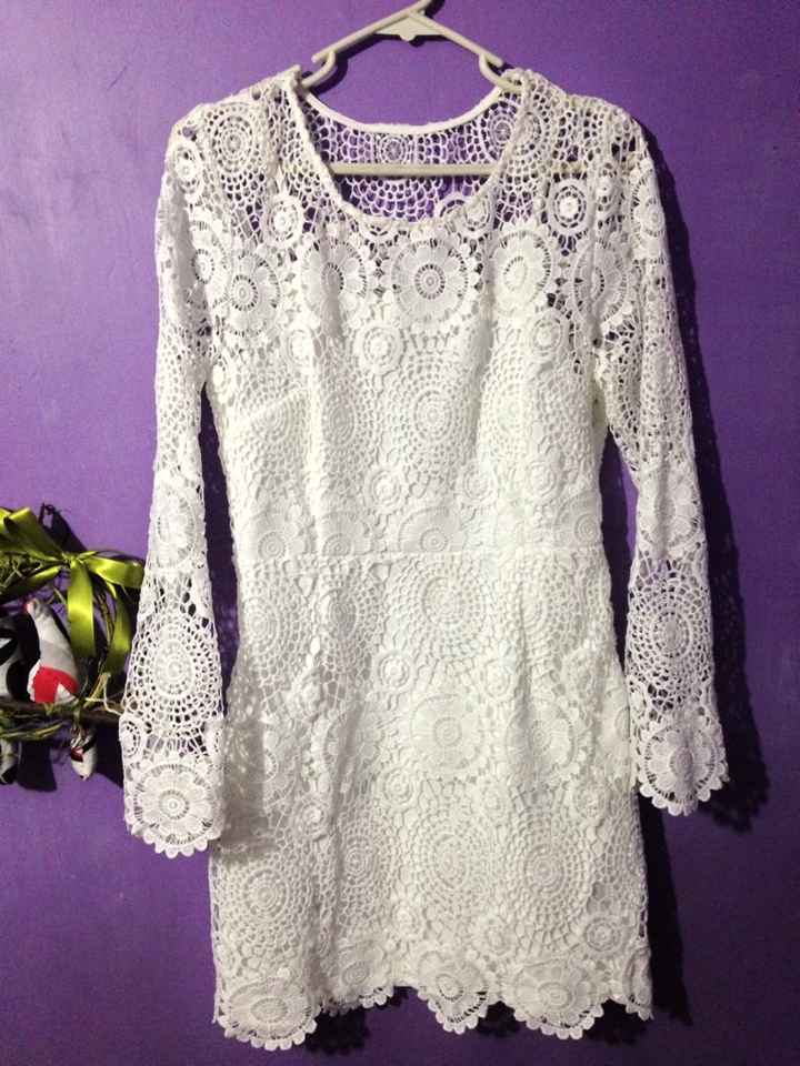 Ya tengo mi vestido para el civil - 1
