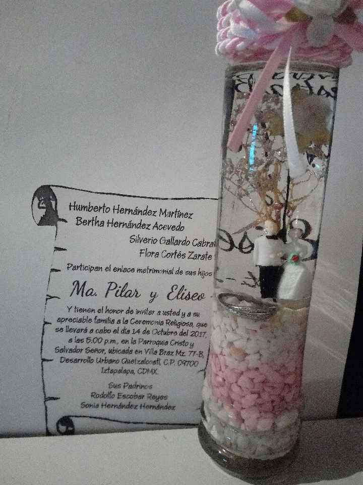 Ya me entregaron mis invitaciónes - 1